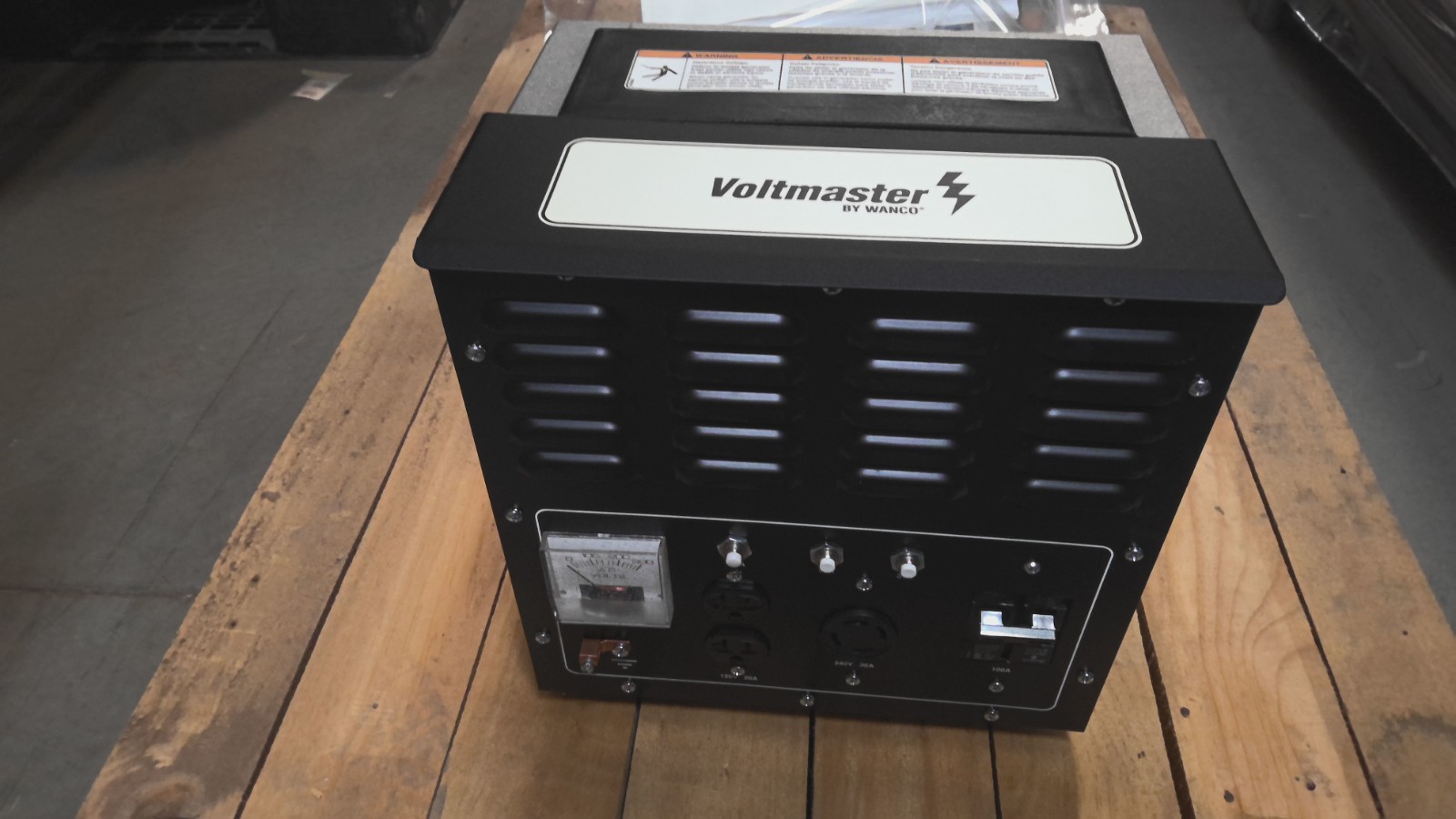 VOLTMASTER AR250 ELECTRIC GENERATOR RATED WATTS 25000 3600 RPM V120/240 (C03B3)