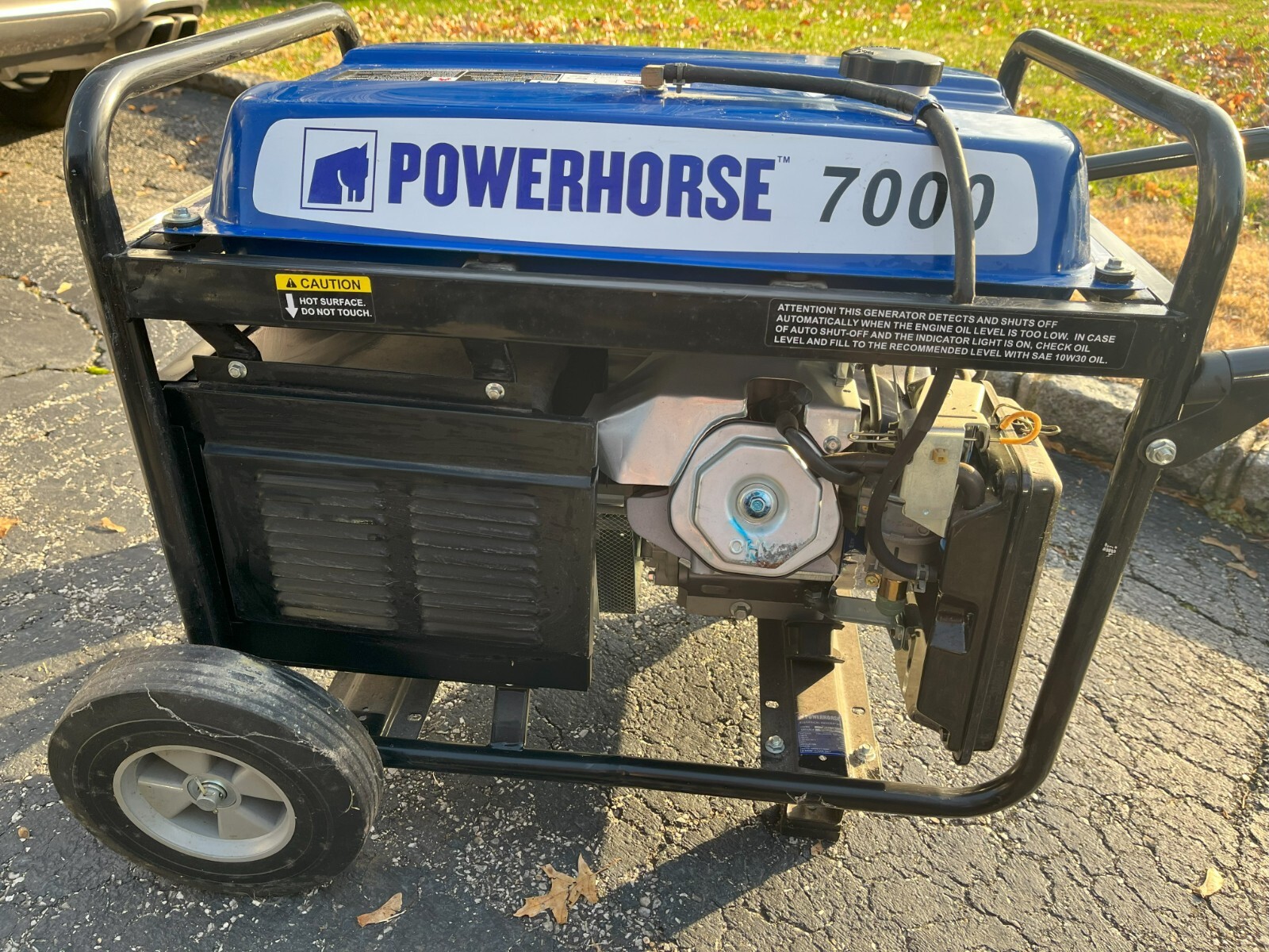 Powerhorse Portable Generator — 7000 Surge Watts, Eight 120V, 20 Amp outlets