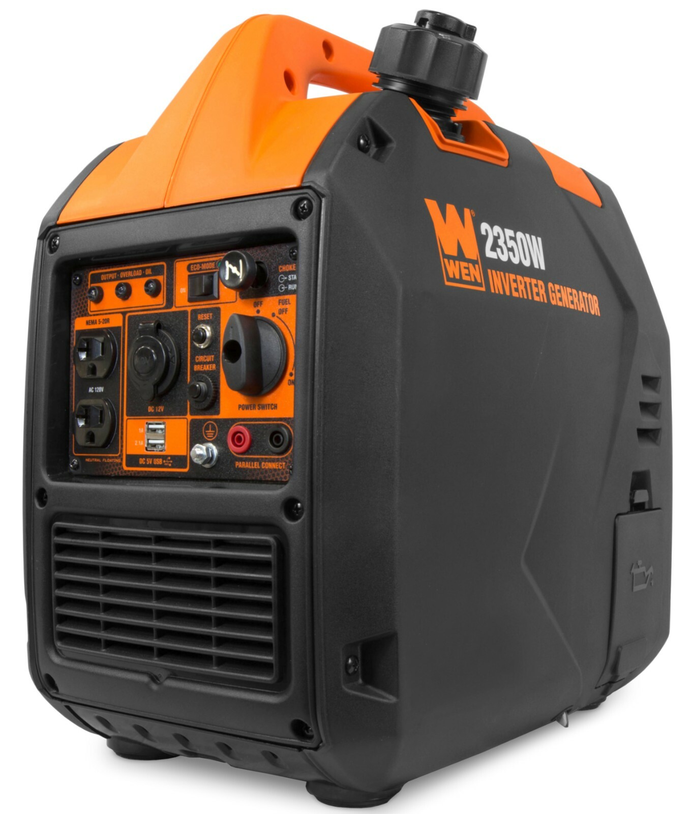 Super Quiet 2350W Portable Inverter Generator with Fuel Shut Off/CO Sensor