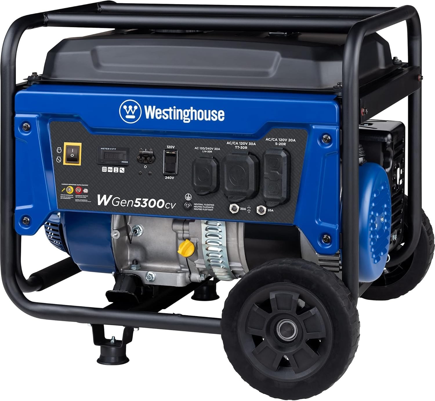 Westinghouse WGen5300v 6,600-W Portable RV Ready Gas Powered Generator Home RV