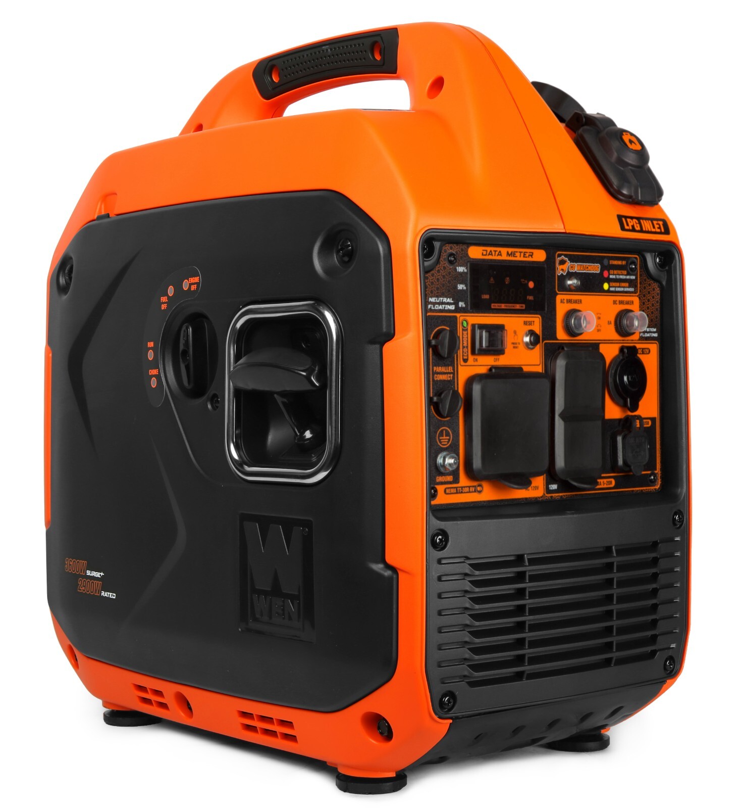 WEN DF360iX Quiet and Lightweight 3600W Dual Fuel RV-Ready Inverter Generator