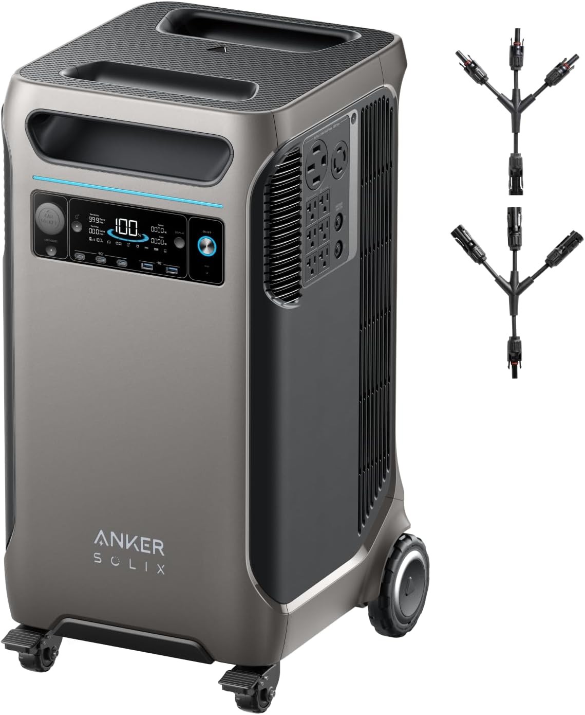 Anker SOLIX F3800 Portable Power Station + PS400(400W)Solar Panel with Kickstand