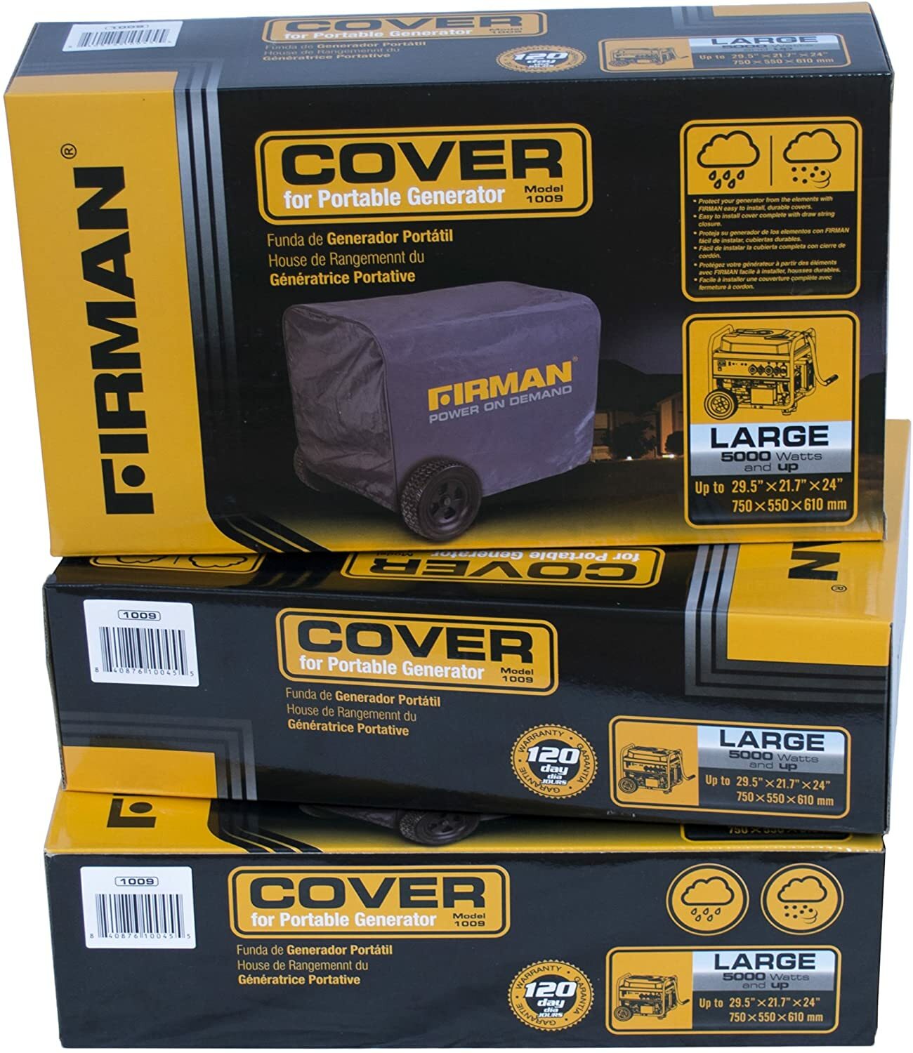 Portable Generator Cover For 5,700 – 8,000 Watts Firman HO 8051 29.5 X 21.7 X 24