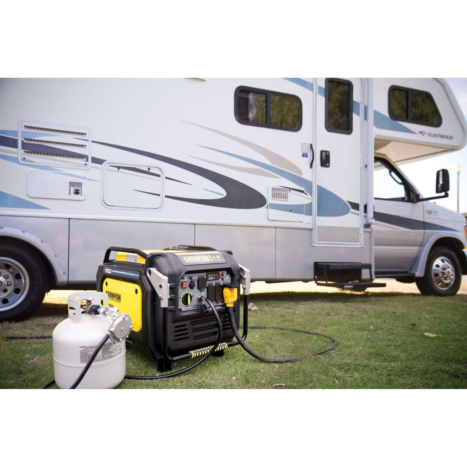 Champion Power Equipment, 8500/7000w Dual Fuel Inverter Generator Ele Start,