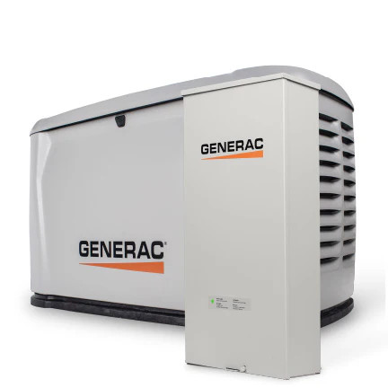 Generac 7323 14kW Air-Cooled Whole Home Standby Generator w/ Transfer Switch Kit