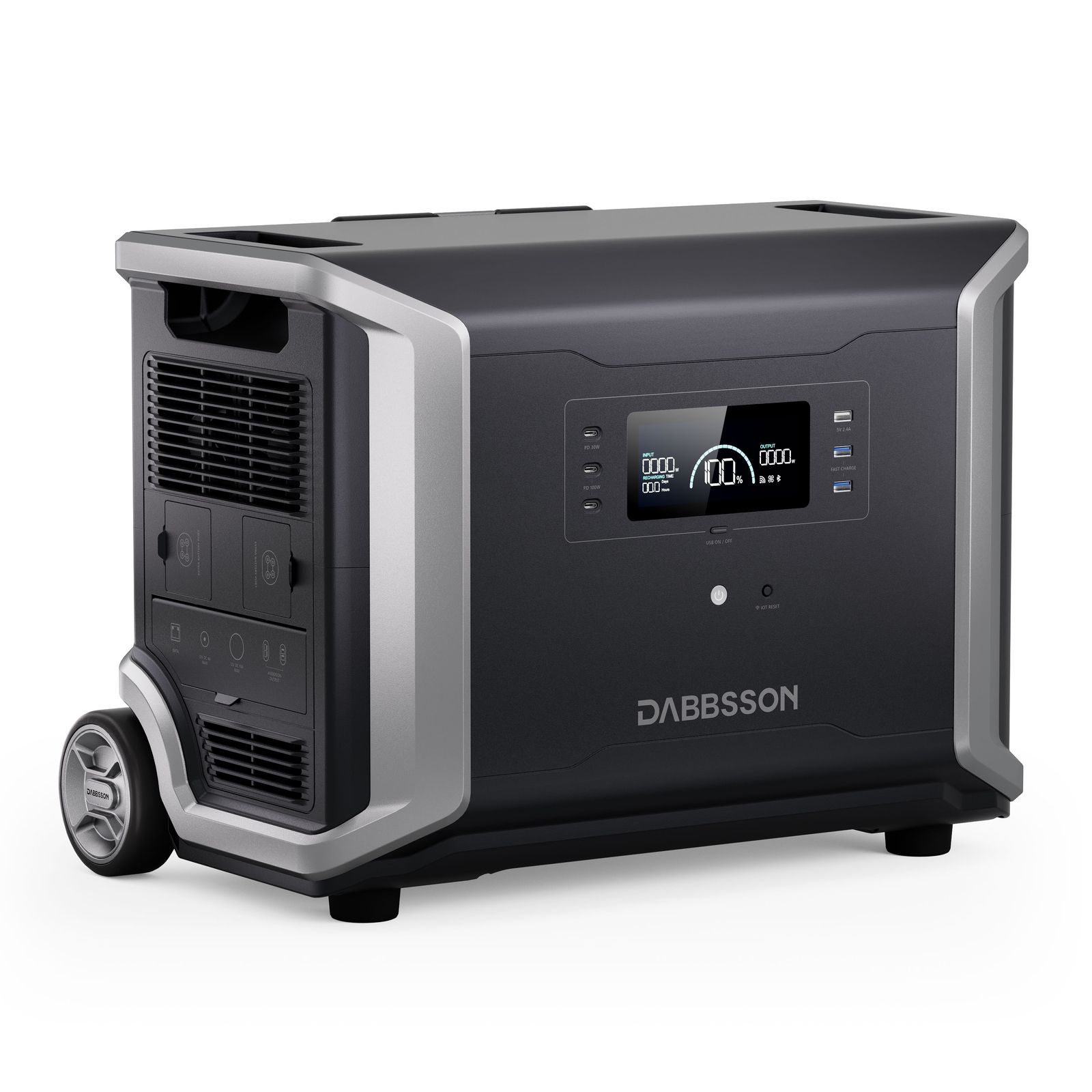 Dabbsson 3430Wh 3600W Power Station Solar Generator LiFePO4 for Home backup Rvs