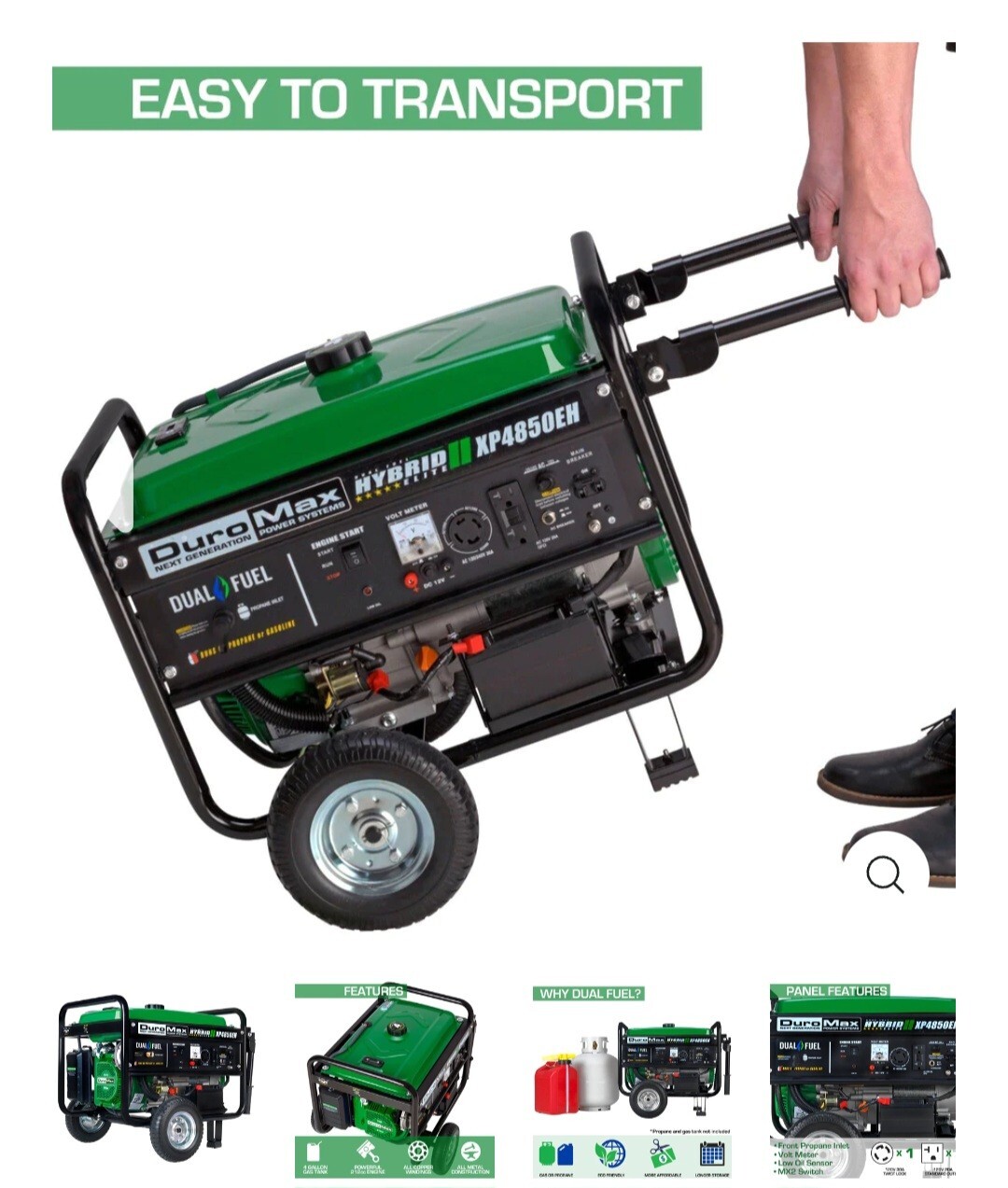 GENERATOR DuroMax Hybrid Elite XP4850EH