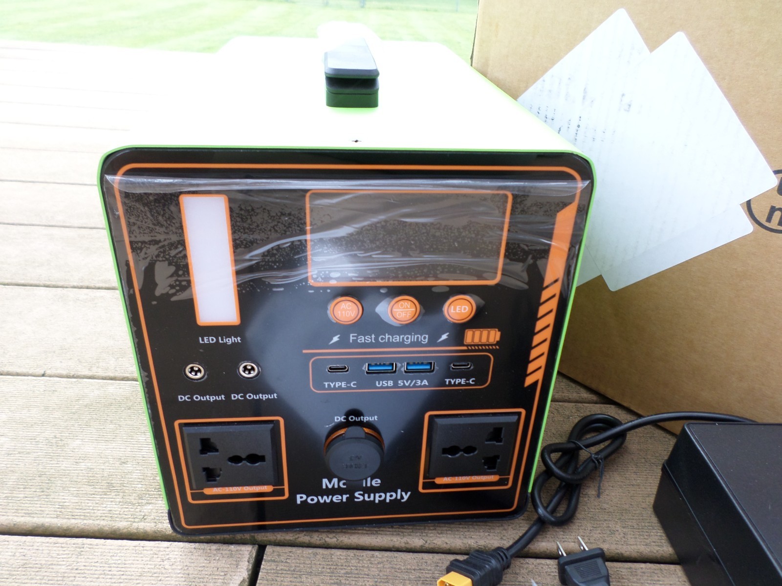 DBPower Portable Power Station 1216Wh 1200W Automotive Grade LiFePO4 Battery NEW