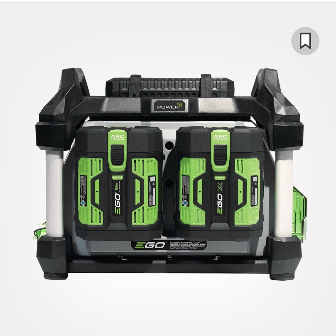 EGO PST3042 3000W Nexus Portable Power Station Kit with (2) 7.5Ah Batteries