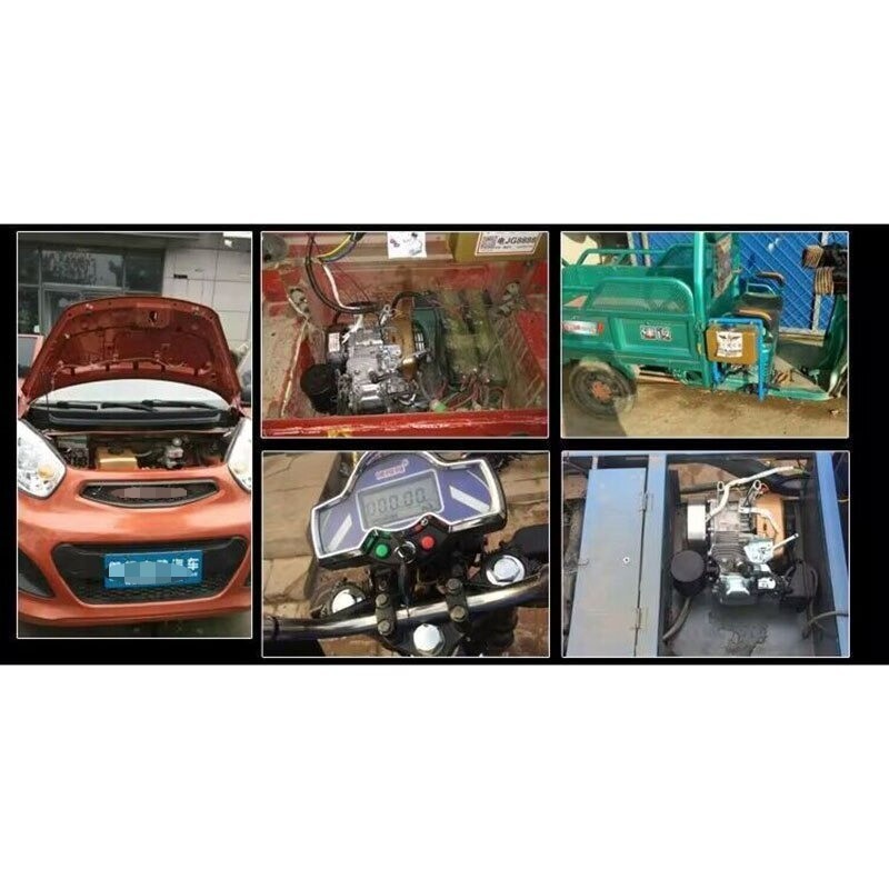 3kW 48V-72V Electric Start Tricycle Four-Wheel Gasoline Generator Range Extender