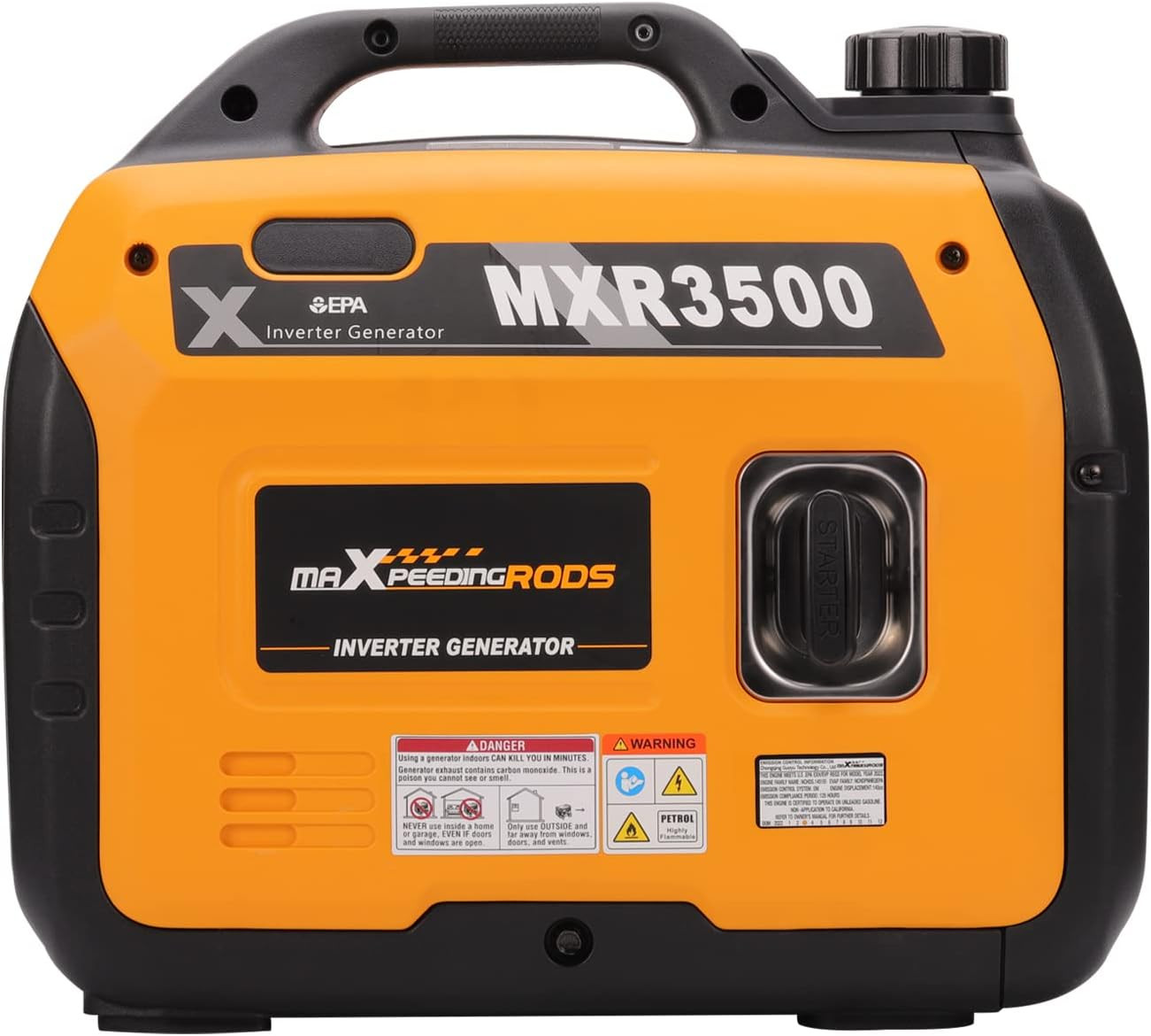 3400 Watt Portable Inverter Generator Gas Powerd, Compact and Lightweight RV Rea