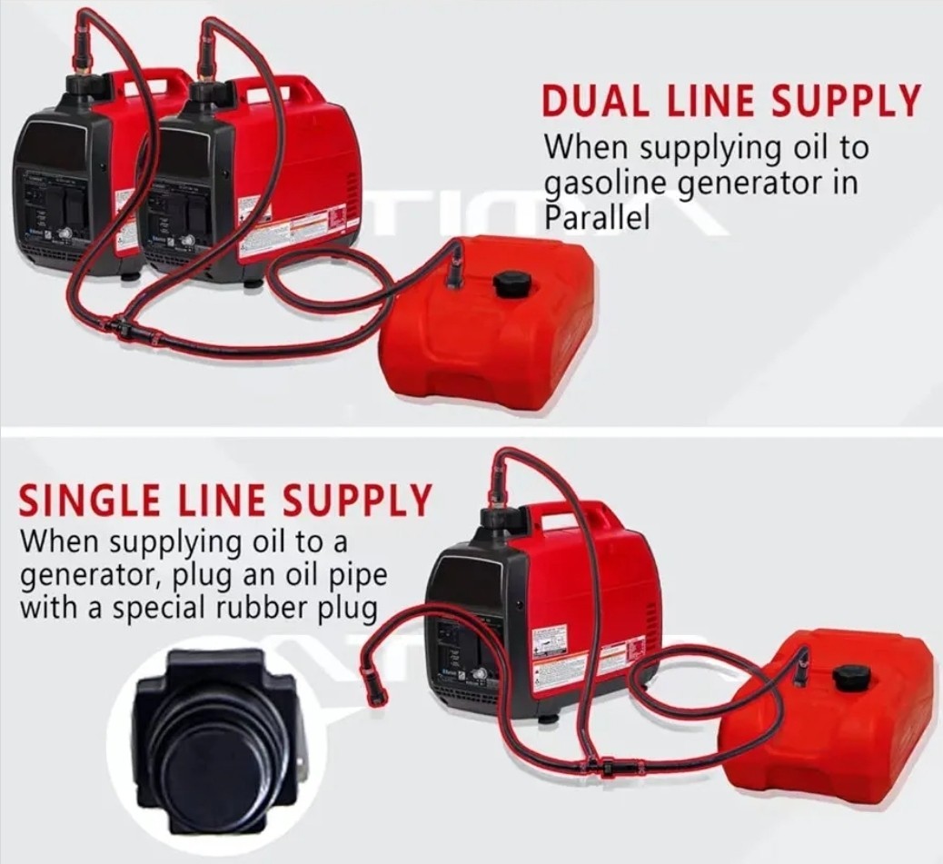 For Honda EU1000i / EU2000i / EU2200i HND1.2CD Dual System Extended Run Fuel Kit