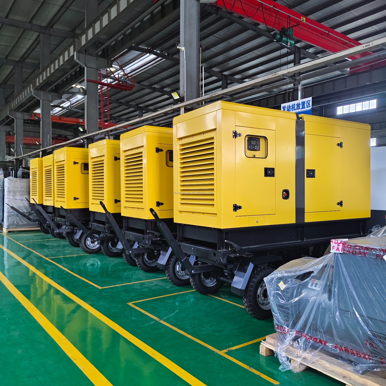 Brand NEW Diesel Portable Silent Generator 150 kva 120 kw with a trailer