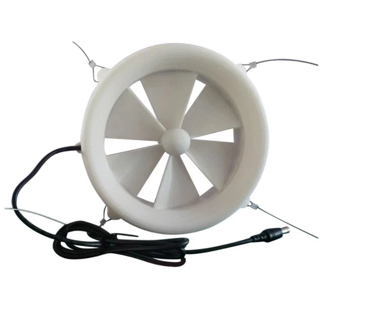 Portable Wind Turbine Generator, 12V & USB Output for Outdoor Camping Charging