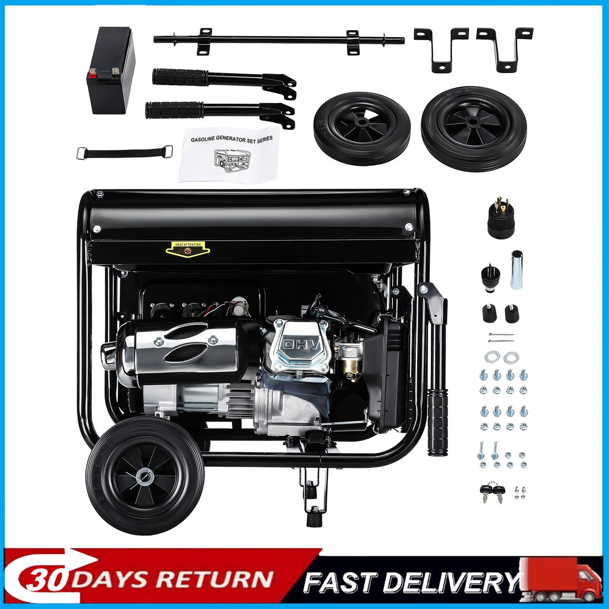 Portable Power Generator Mobile Outdoor Camping Power Generator Fuel Efficient