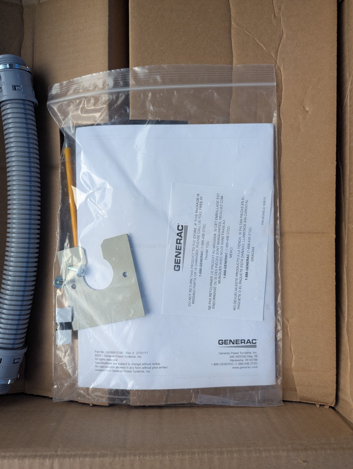 Generac 30 Amp Upgradable Transfer Switch Panel 6852-1 Home Link Open Box