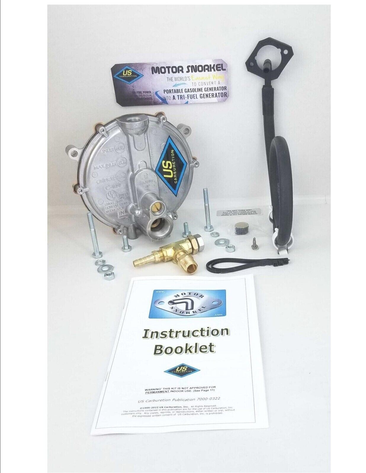 Honda EU2000 Tri-Fuel LP Gas Natural Gas Gasoline EU2 Generator Conversion Kit