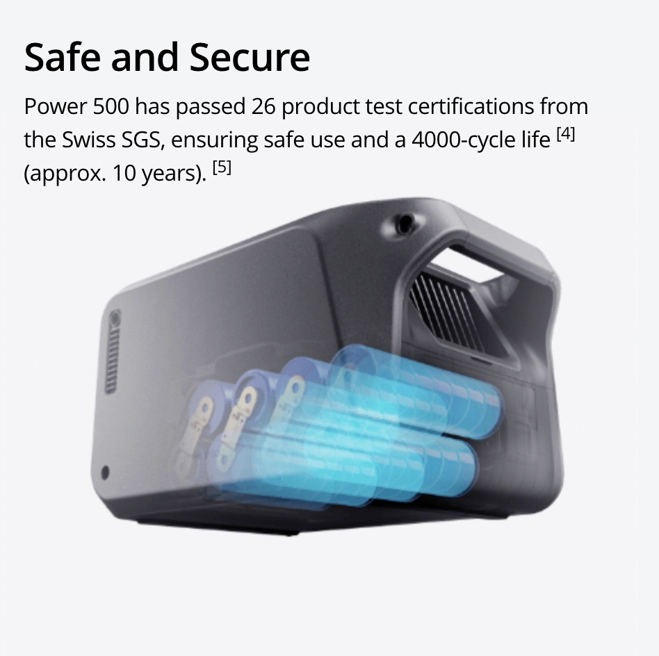 DJI Power 500 Portable Power Station