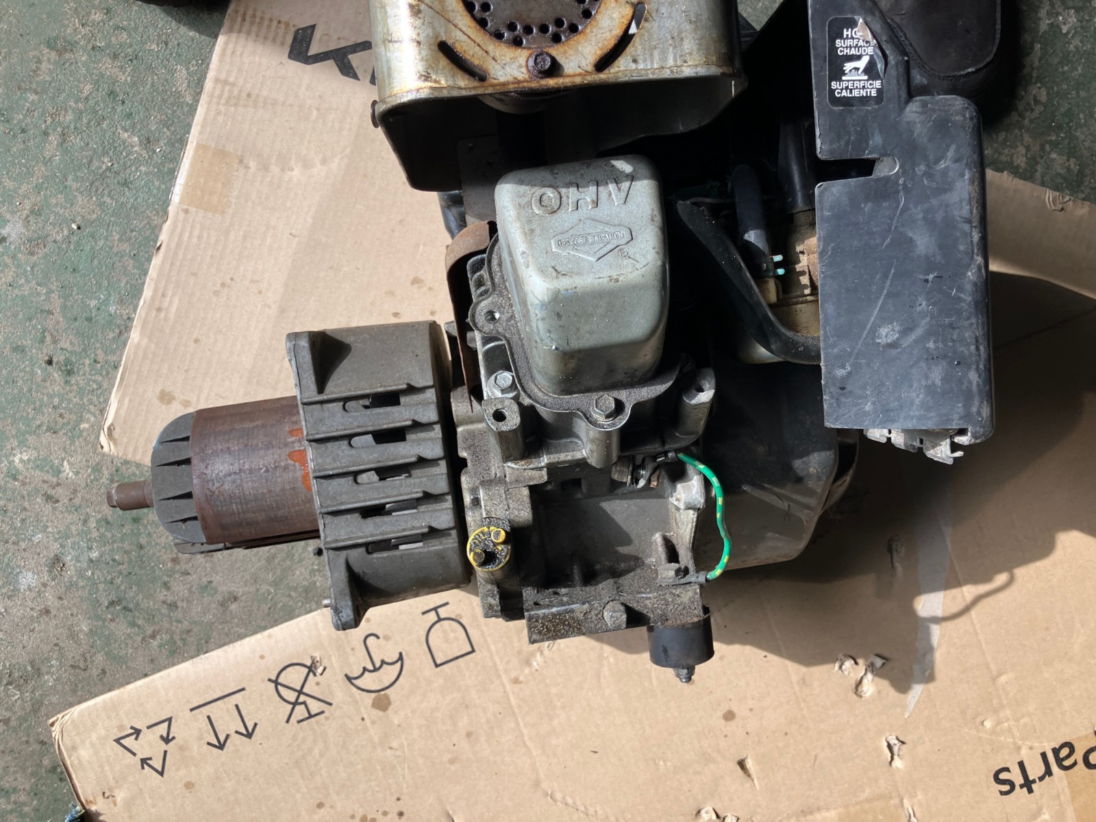 Portable 120V Coleman Powermate generator #2 . Generator Bad,Engine Turns Over