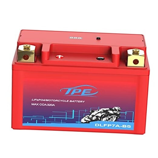 YTX7A-BS 12V Lithium Motorcycle Battery – LiFePO4 Engine Start Battery with