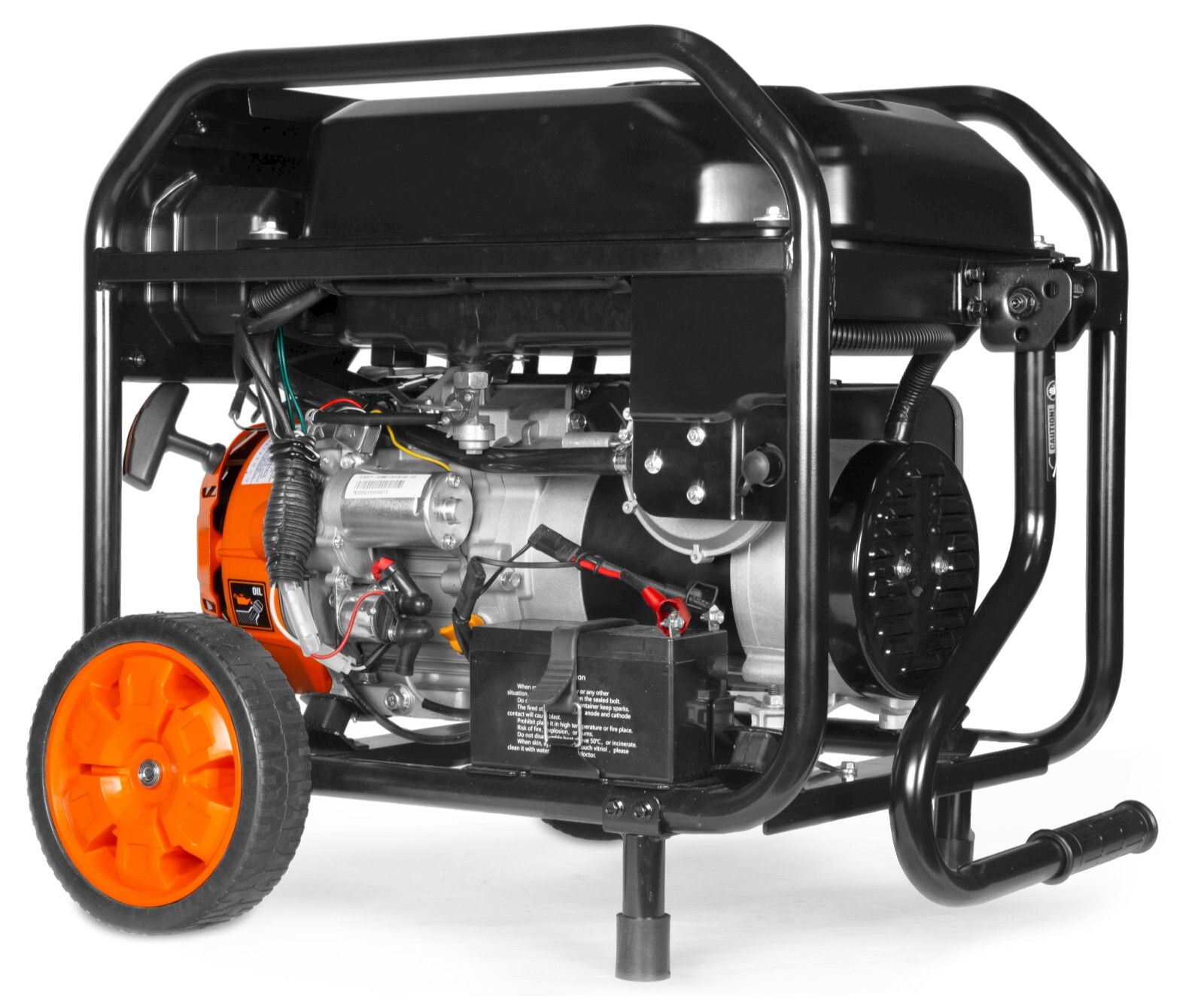 WEN DF5600X 5600W Dual Fuel Portable Generator, 224cc Electric Start, CO Sensor