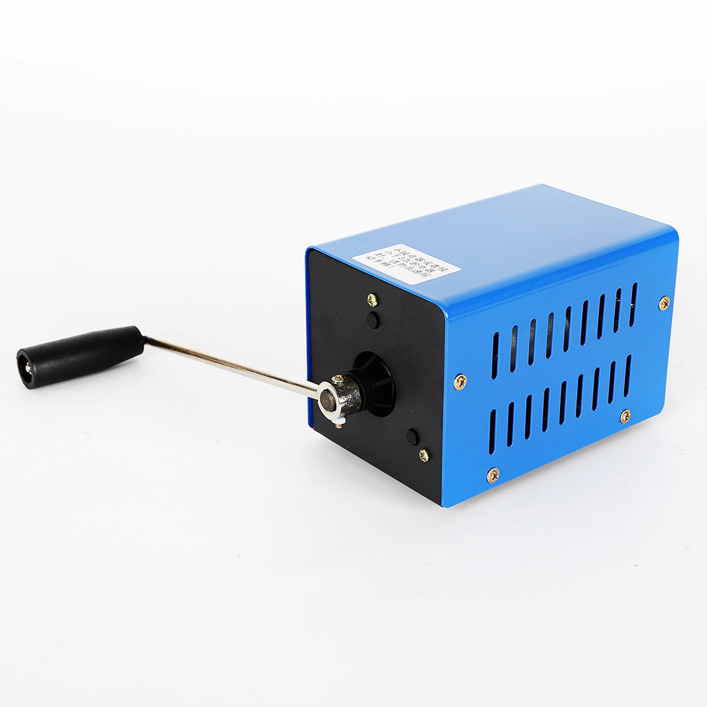 Hand Crank Generator Dynamo Emergency Generator 12/15V USB Charging Portable