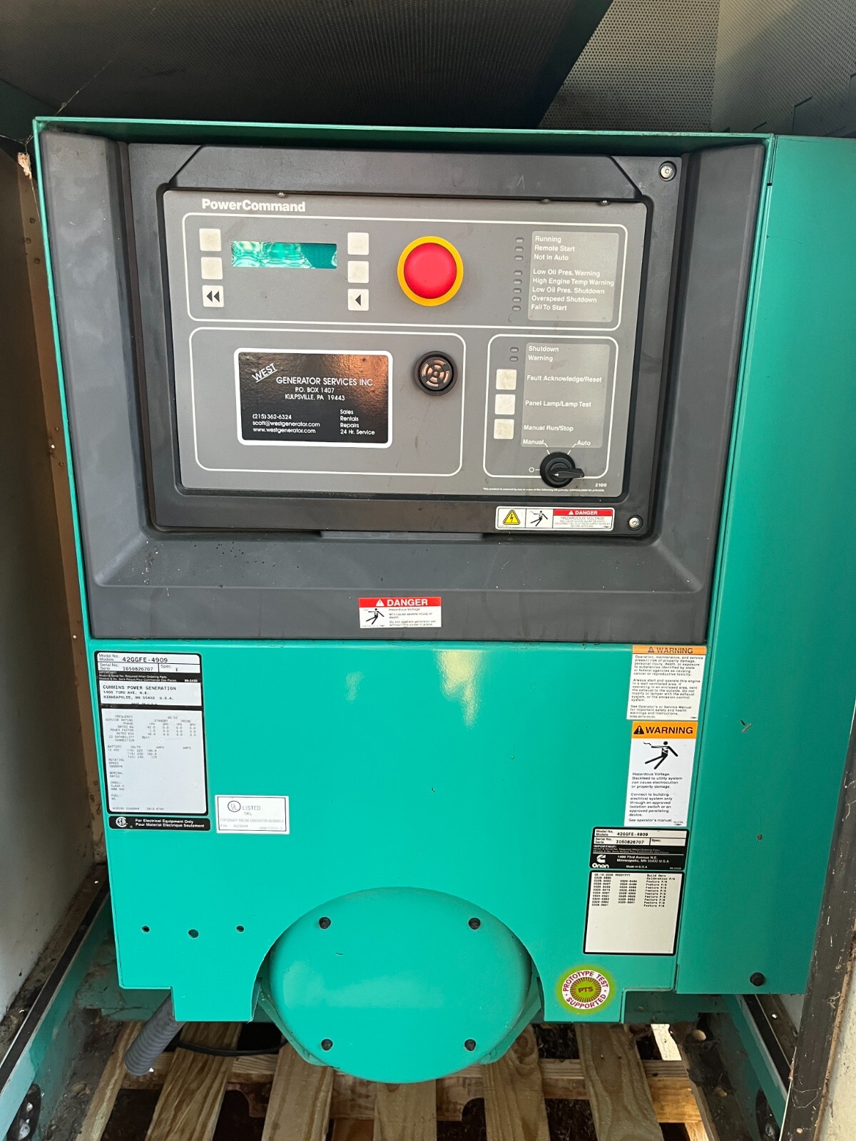 Cummins 42kW Generator