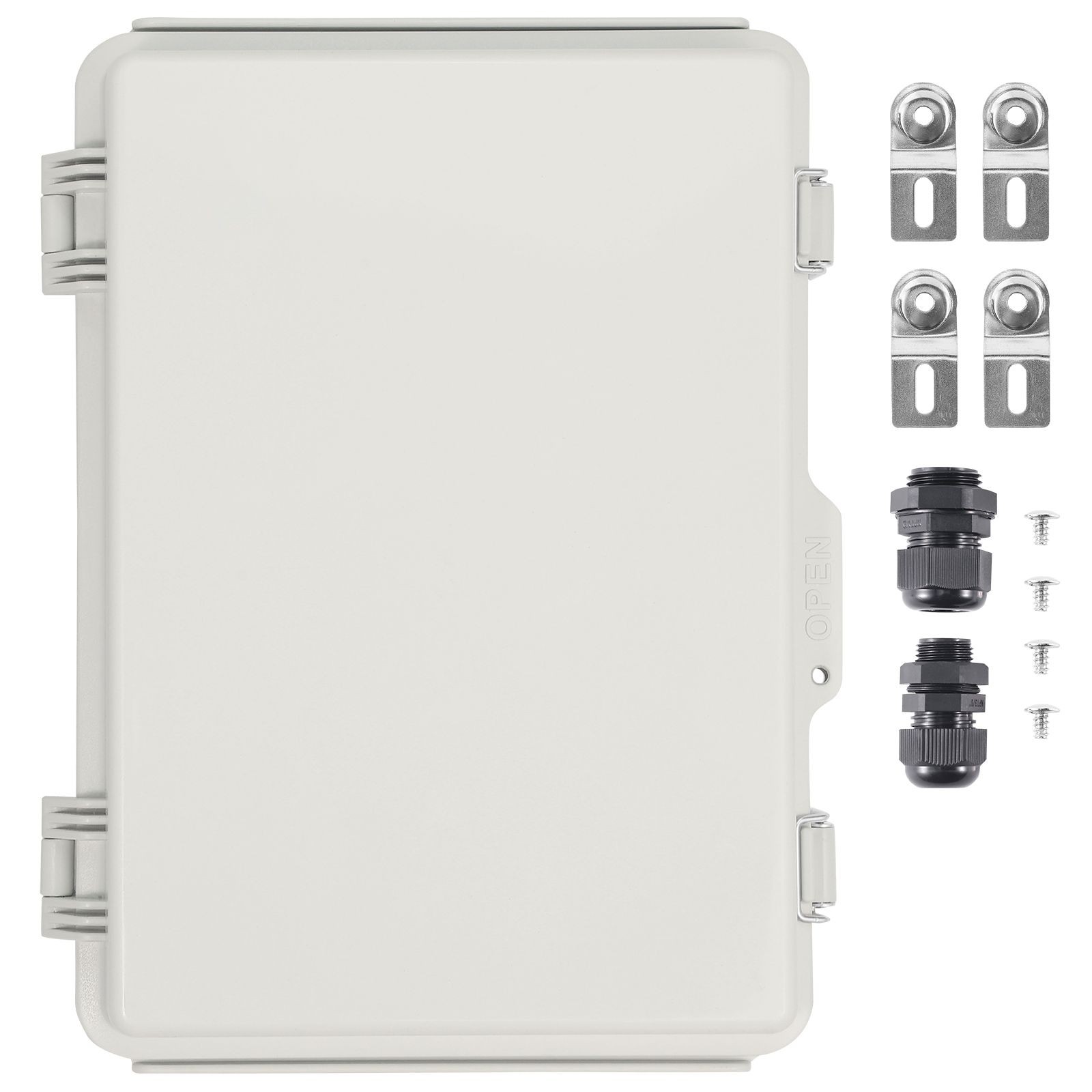 Outdoor Electrical Junction Box, 16.93 x 12.99 x 7.09 in, ABS Plastic Electrical
