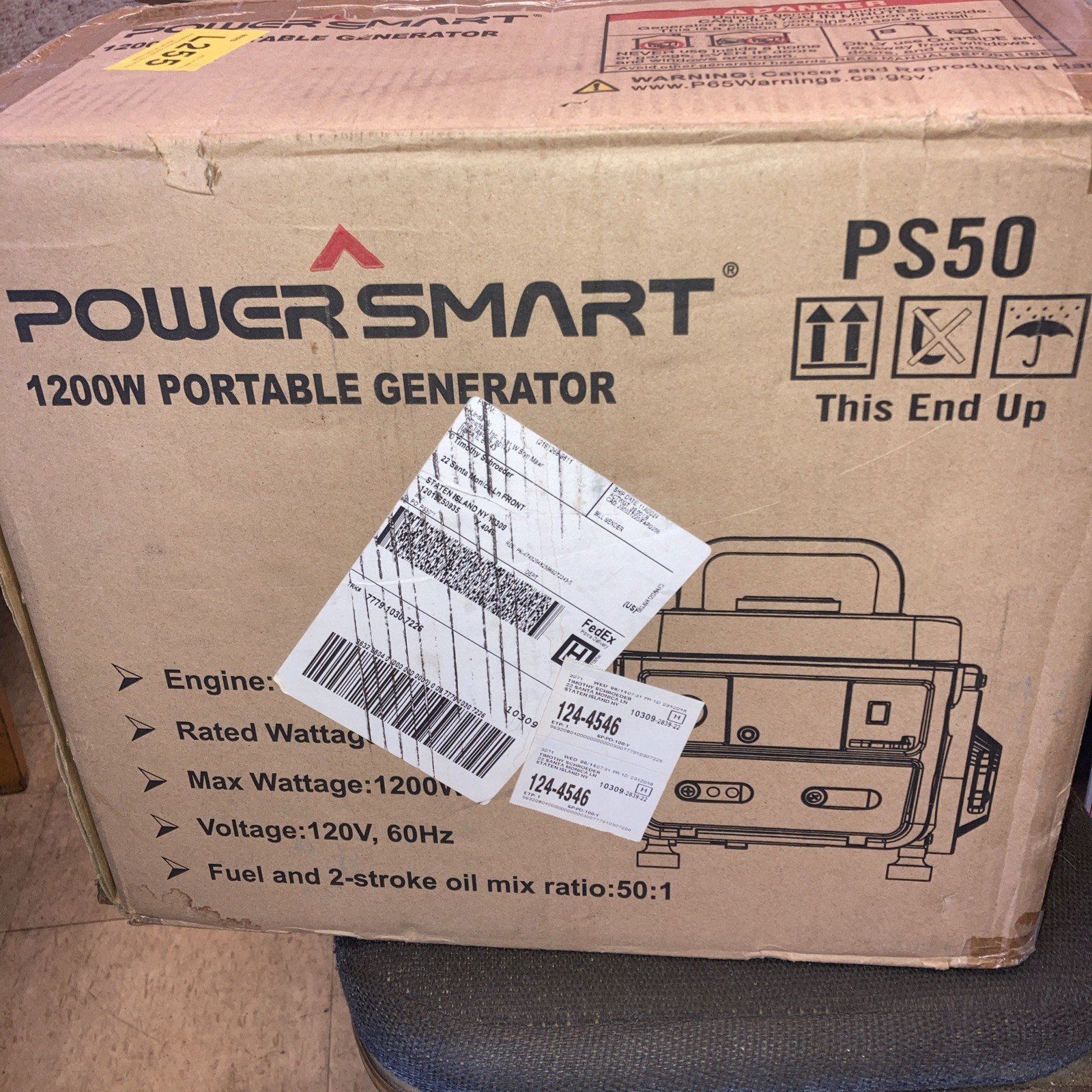 1200W Portable Generator, Small Generator for Camping Outdoor, Ultralight Pickup