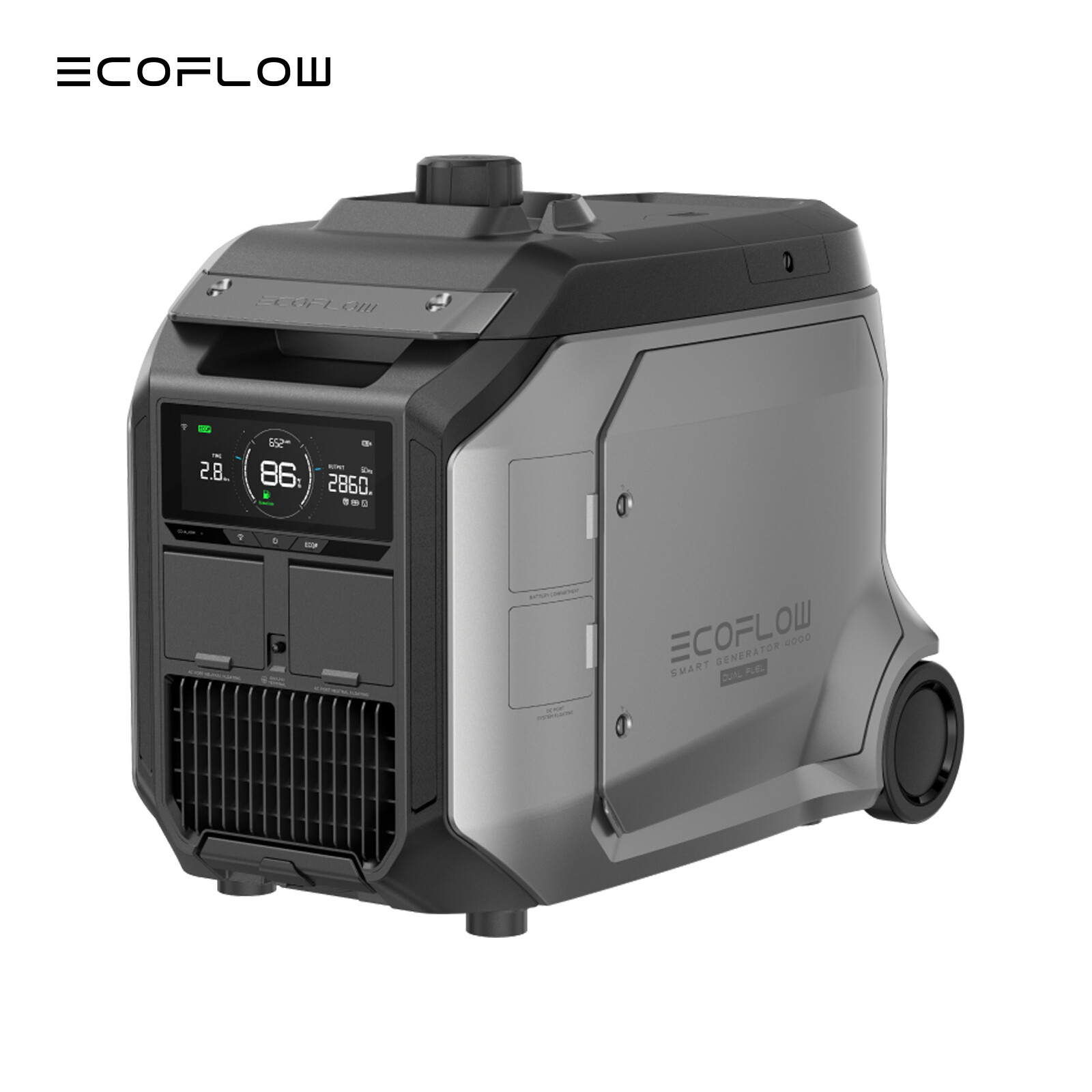 EcoFlow 3200W DC Fast Charging Dual Fuel Smart Generator for Home Power Backup