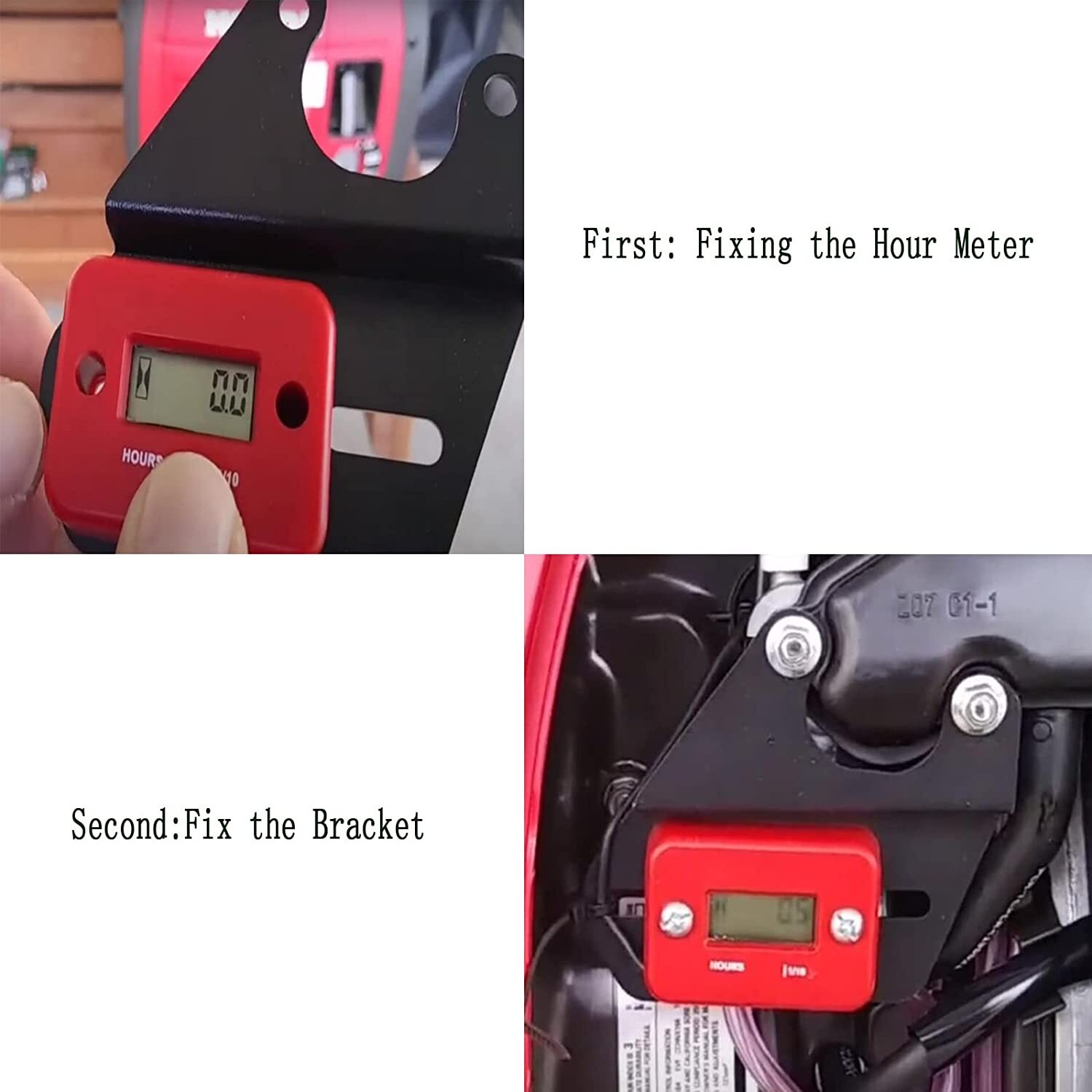 Tach Hour Meter Mounting Bracket for Honda Generator EU1000i EU2000i EU2200i
