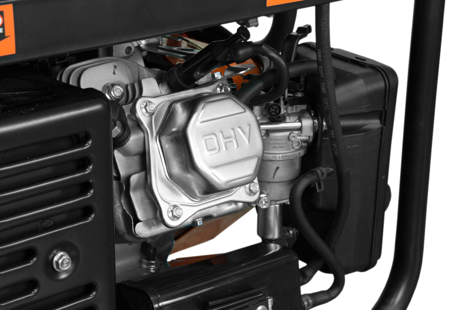 WEN 4750-W Hybrid Dual Fuel Gas Portable Electric Start Generator with Wheel Kit