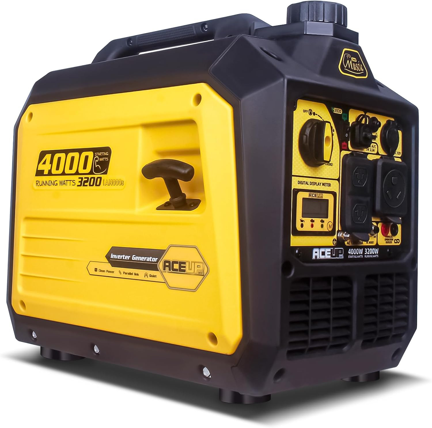 4000 Watt Portable Inverter Generator 149Cc, Gas Quiet Generator for Home, Rv-Re