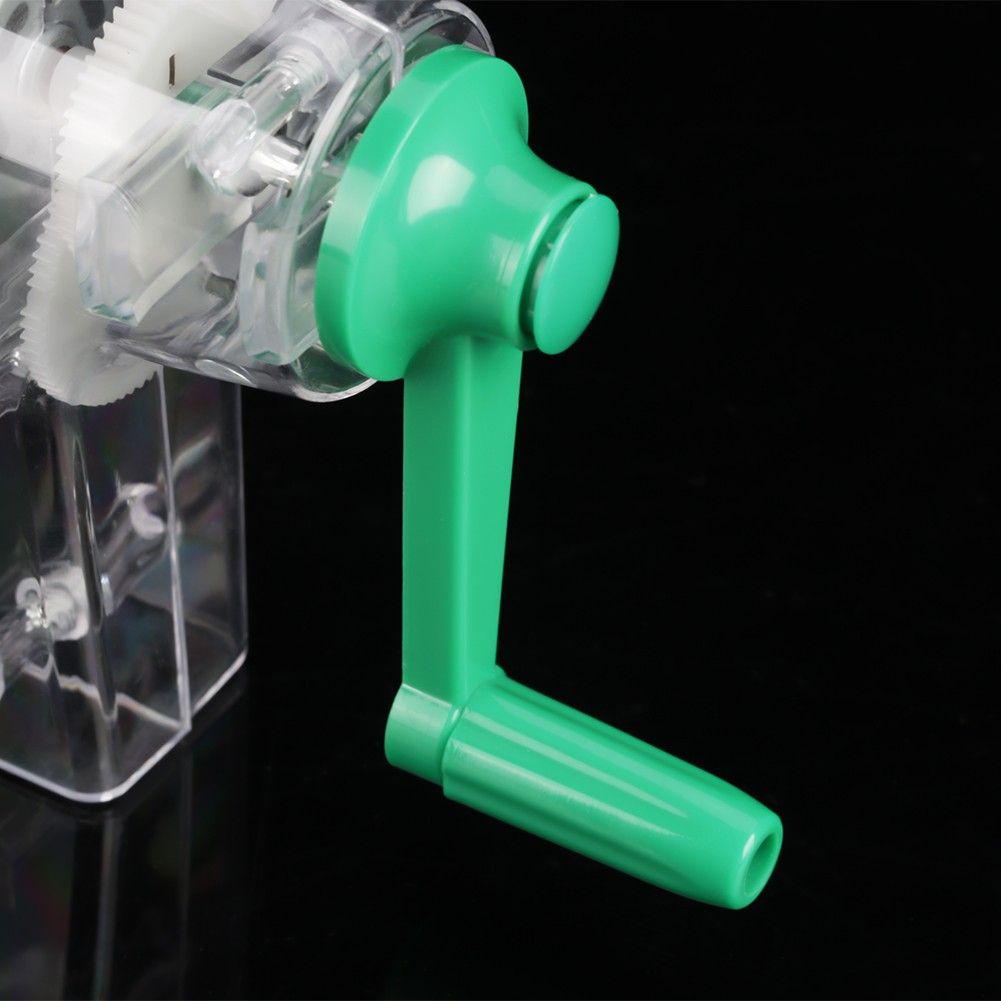 WHITE Hand Crank Driven Electricity Generator Mechanical Emergency Power