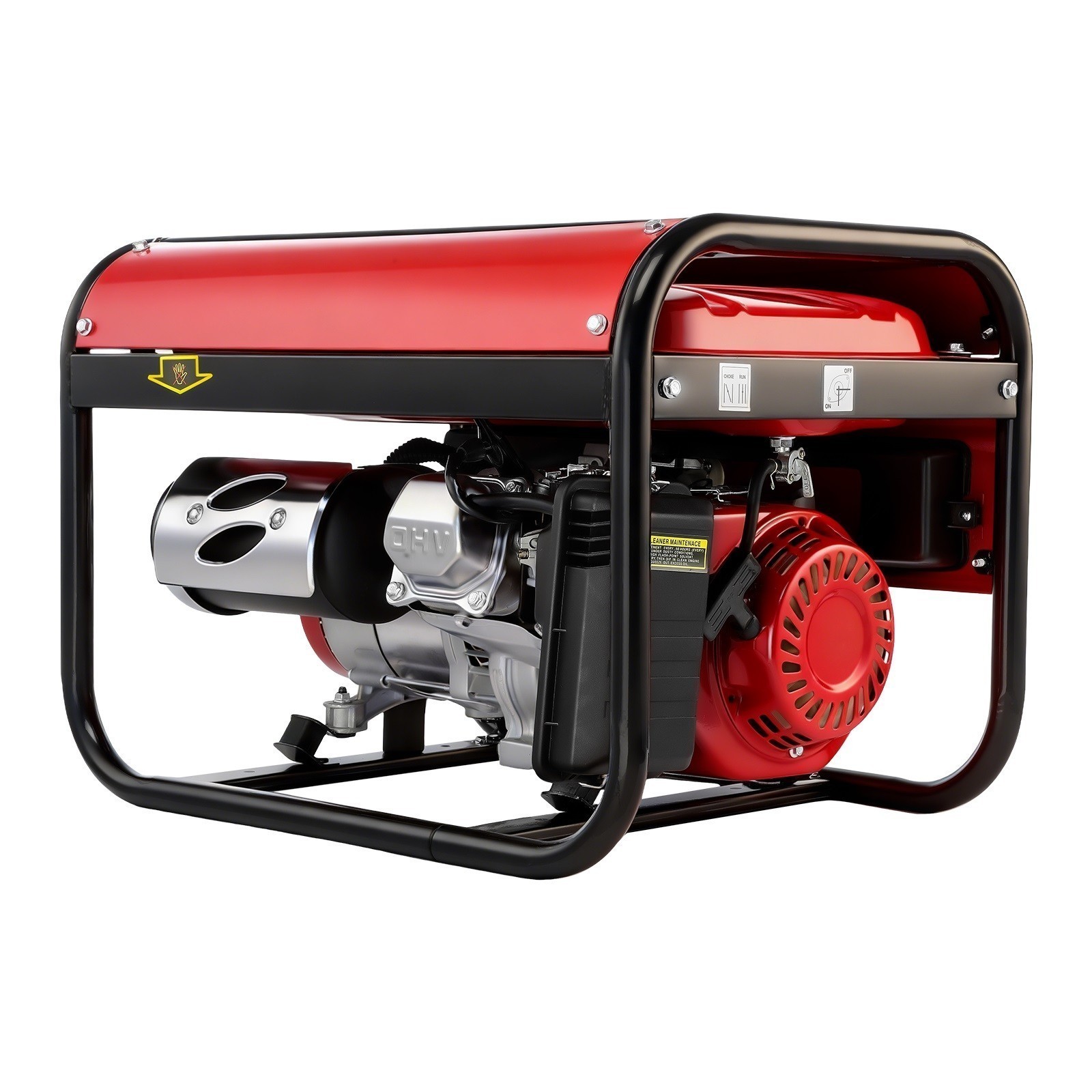 5000W Portable Inverter Generator Gas Powered Quiet for Home Backup Construction