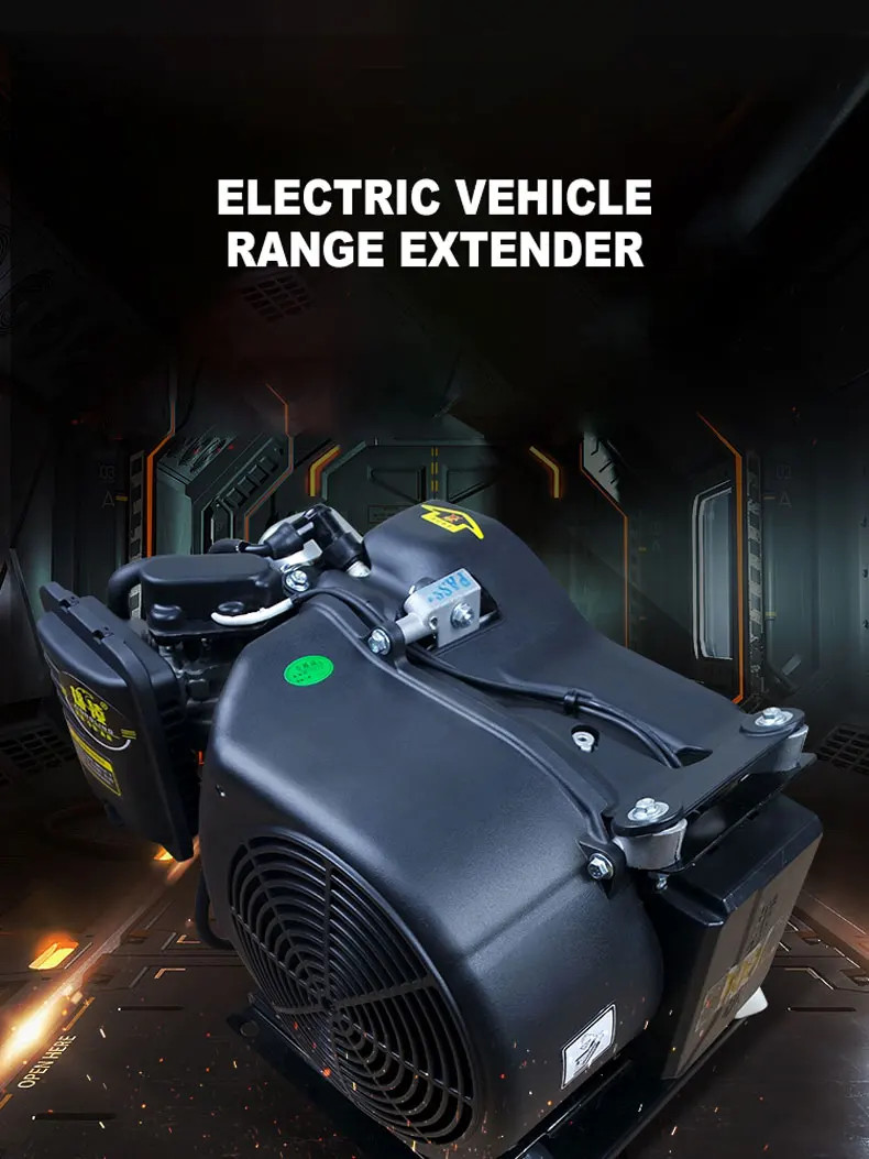 Three-Wheel/Four-Wheel Variable Frequency Petrol Silent Range Extender 60V/72V