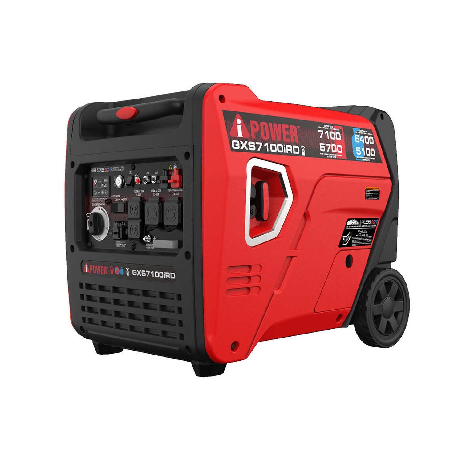 GENERATOR INVERTER PORTABLE HOME PROPANE DUAL FUEL GAS BACKUP A IPOWER 7100W NEW