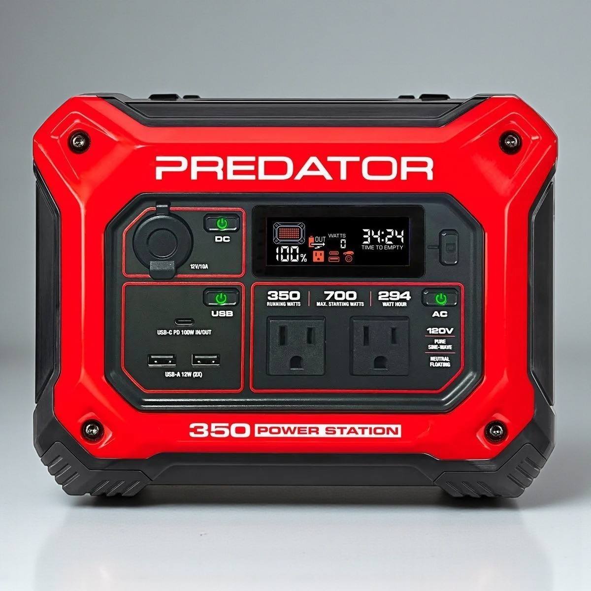 Predator 700W Portable Power Station 294Wh Solar Generator Power Supply Charger