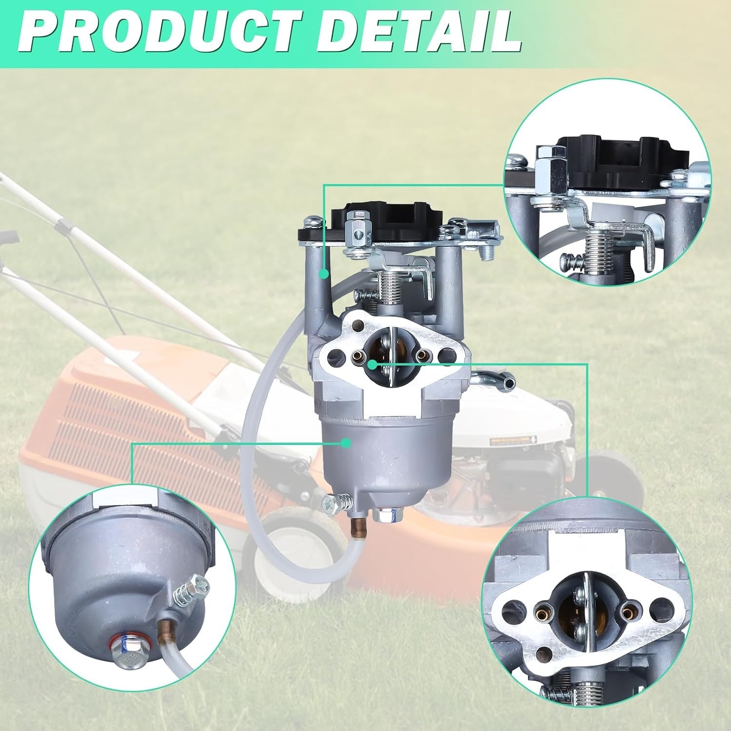 Carburetor Kit for A-iPower 2000W 2300W Portable Inverter Generator Engine Parts