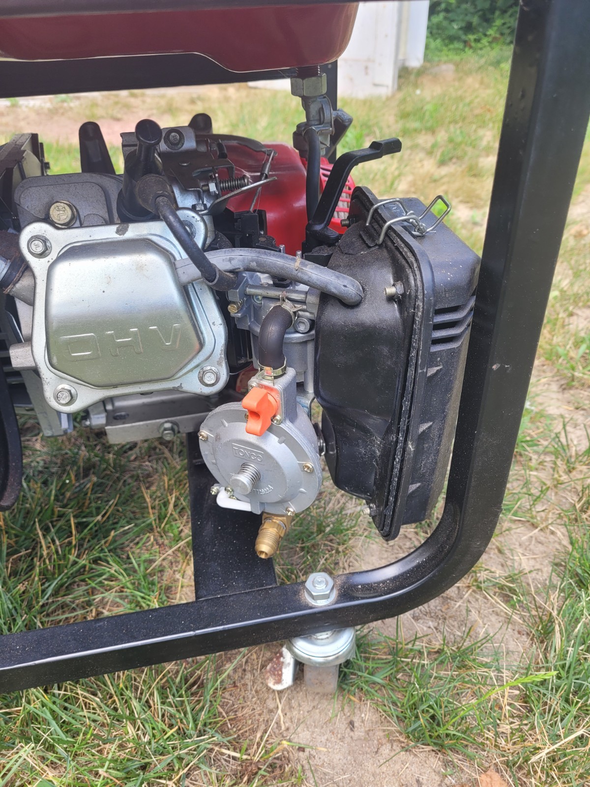 Propane Gas Dual Fuel Generator 3500 Watt 6.5HP 120V 240V Nikota 06041