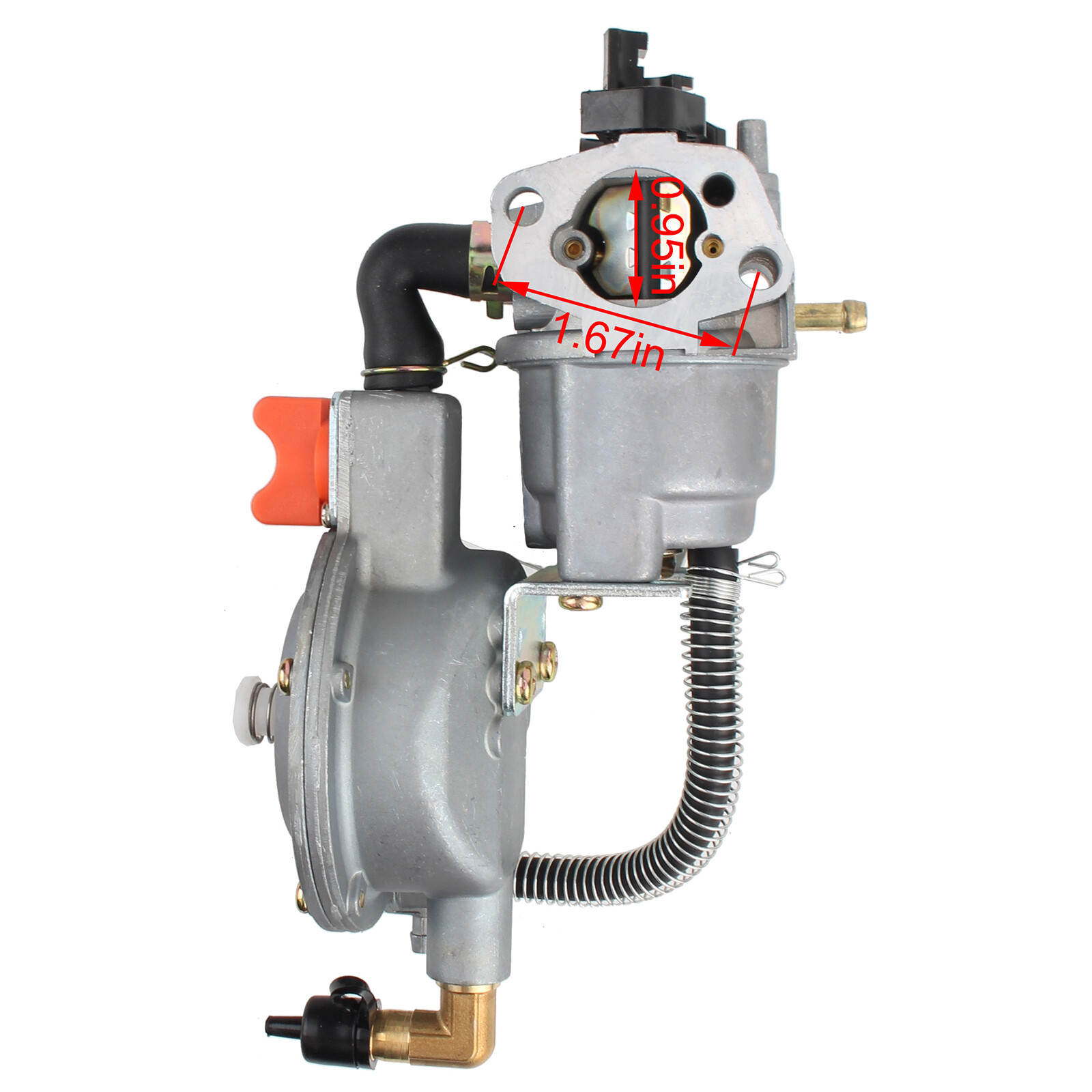 New Dual Fuel LPG Conversion Carburetor For Generator GX200 160F 168F 170F GX160