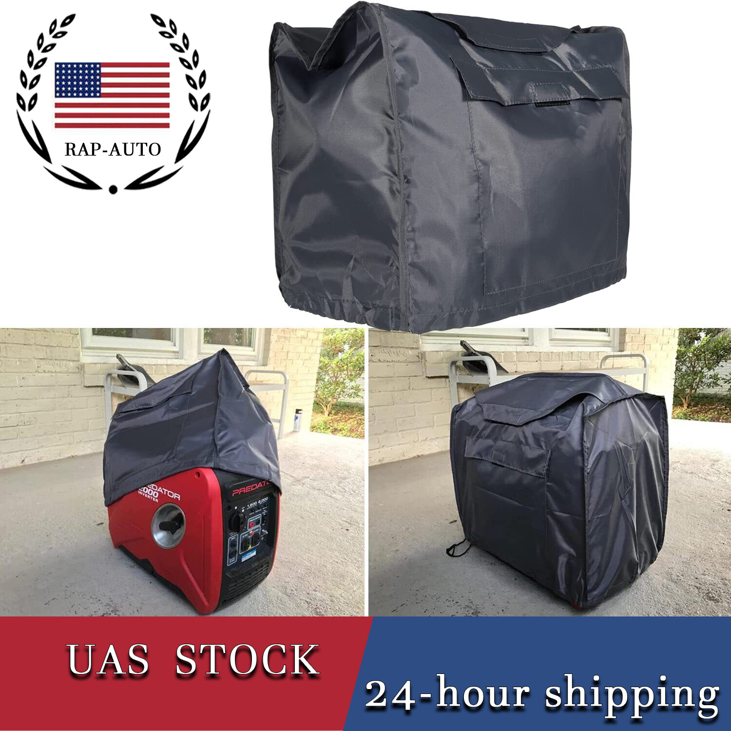 Waterproof Generator Cover w/ Storage Pocket for Honda Eu2200i Eu2000i EU2200IC