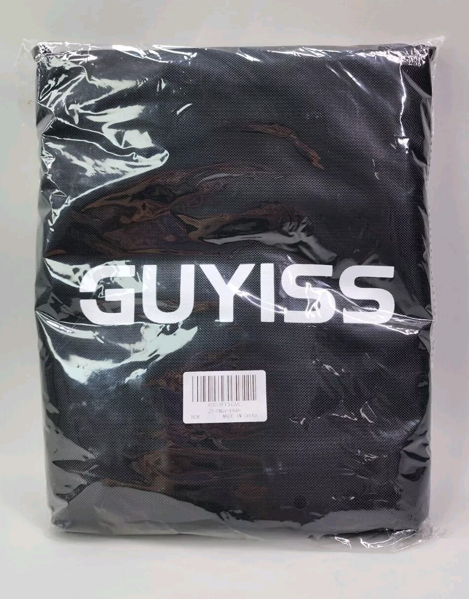 Guyiss Black Waterproof Generator Protective Cover Size 32″L x 24″W x 24″H