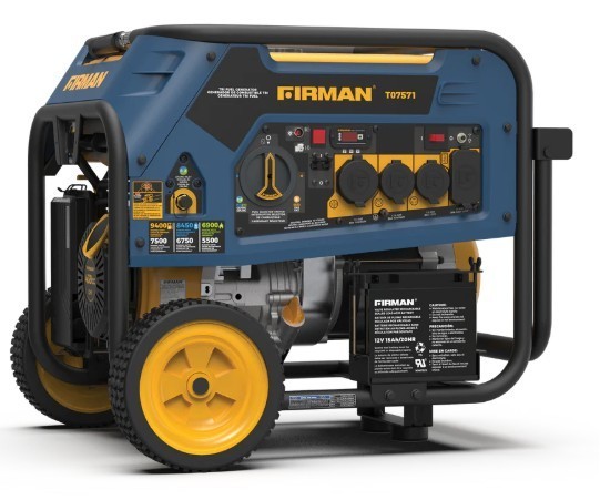FIRMAN 7500Watts Tri Fuel Generator **MINT** **EXCELLENT CONDITION**