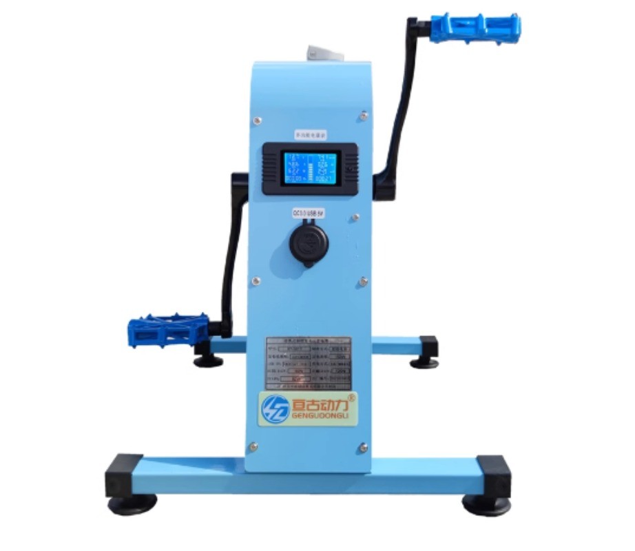 Hand-crank Portable Power Bank with Generator, High-power Brushless 12-volt