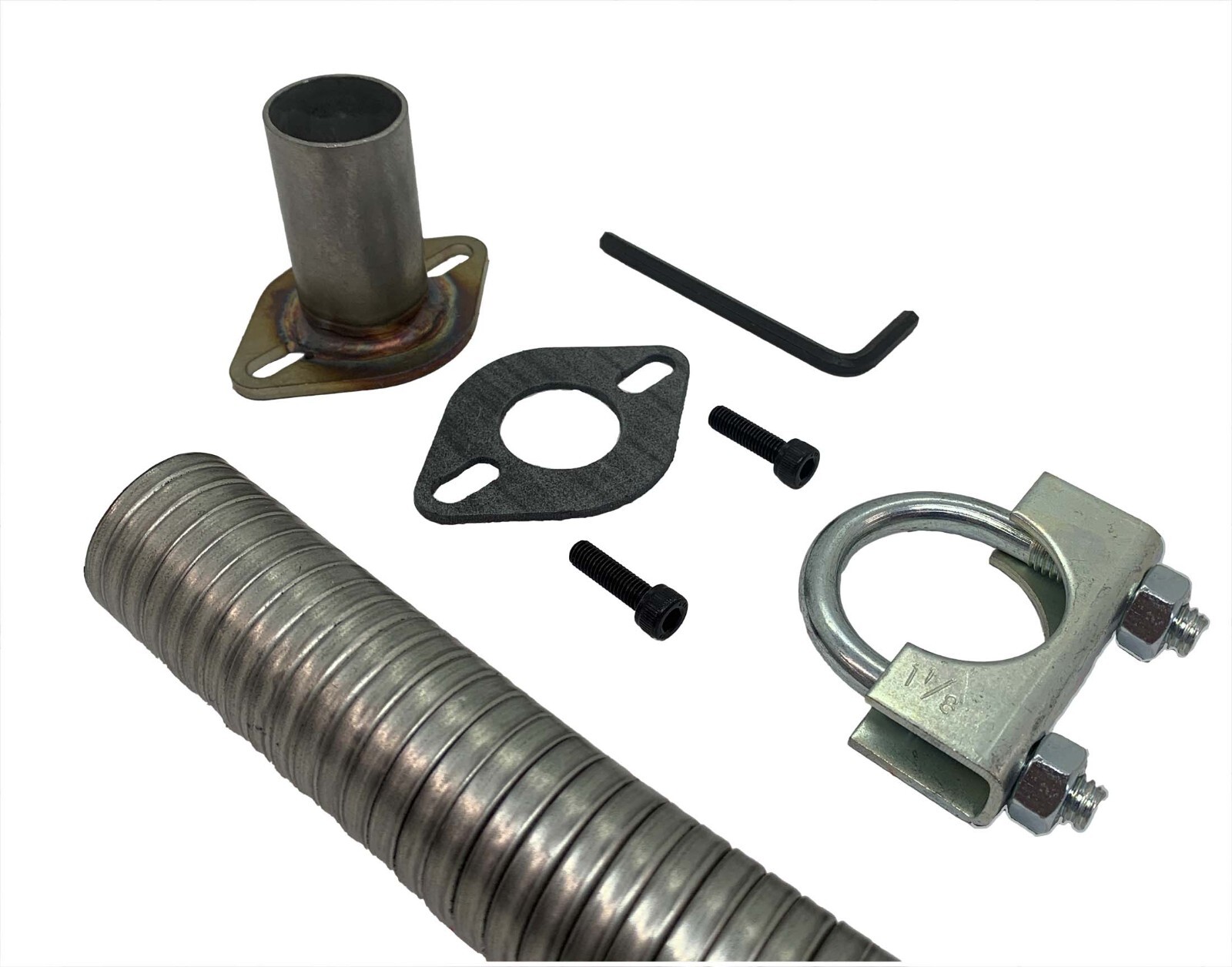 GenExhaust for Predator 5000 Generator 1″ Galvanized Steel Flex ExhaustExtension