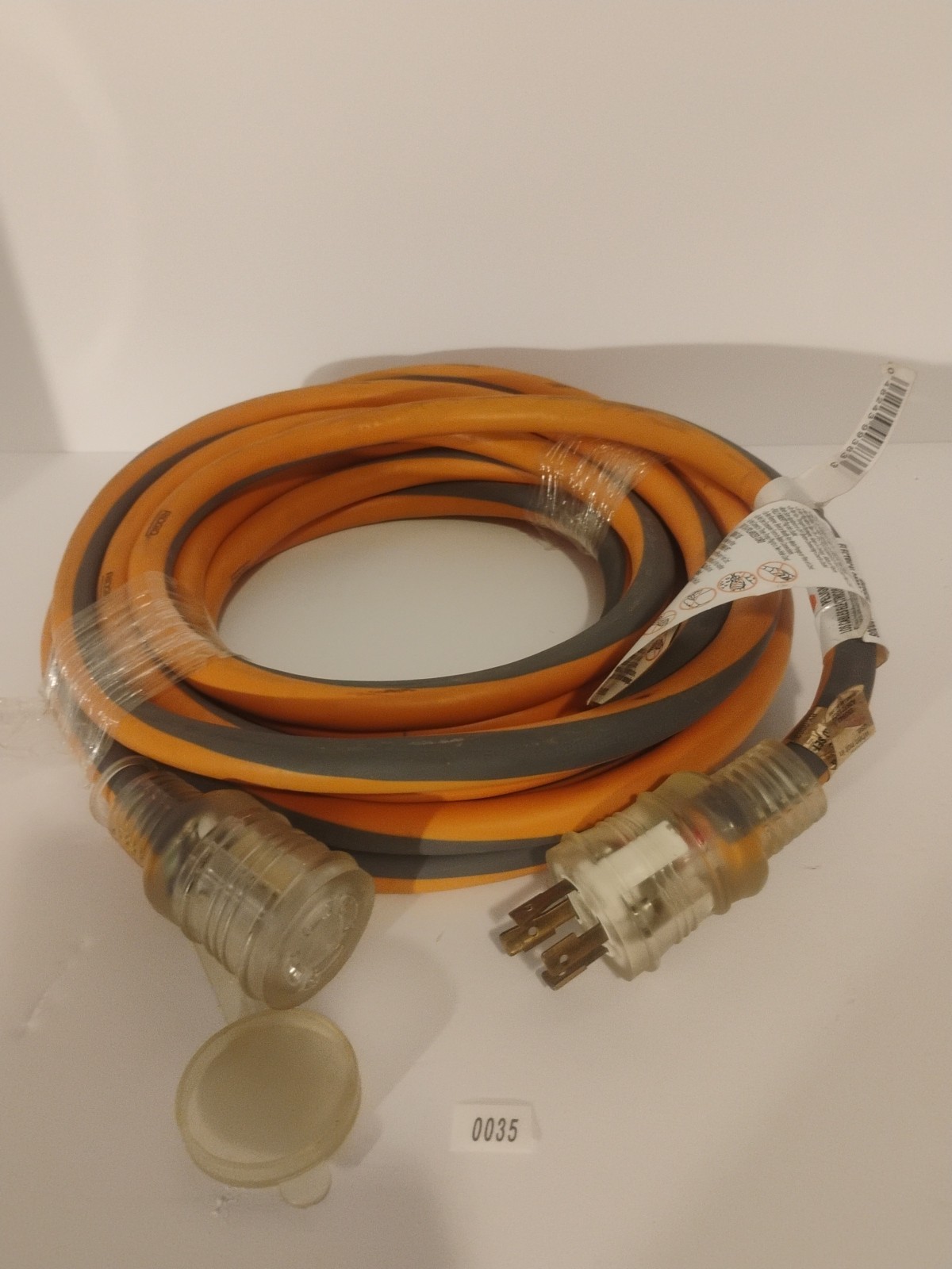 NEW Ridgid 25′ Generator Power Cord – 12 Gauge – 20 Amps – 5000 Watts 600V/STW