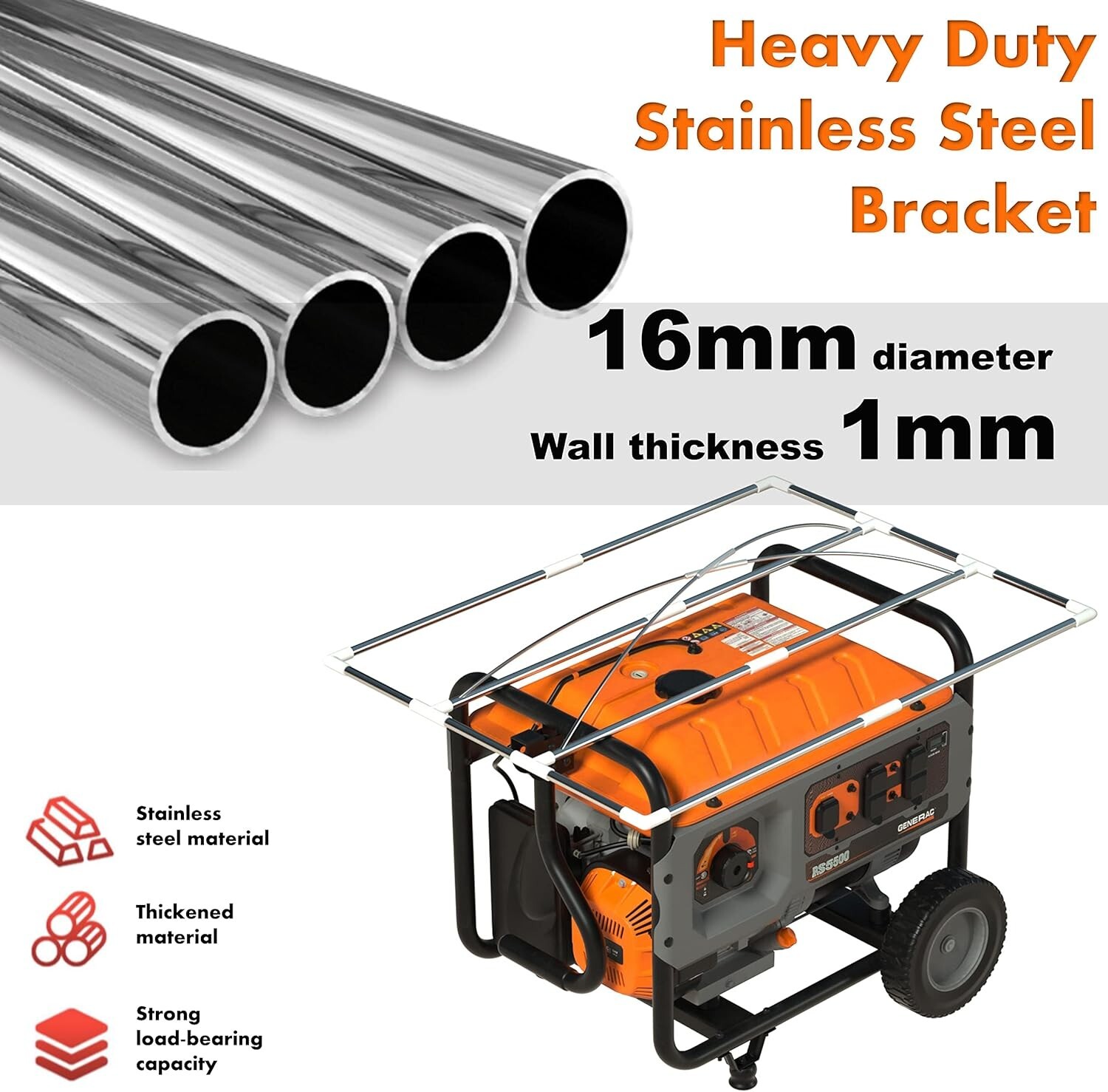 Outdoor Heavy-Duty Generator Tent with Pointed Roof – 100% Waterproof Protection