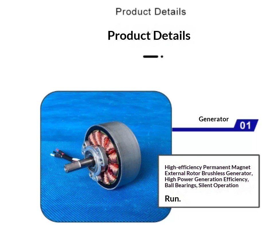 Portable Household Small Outdoor Hydraulic Generator Turbine Permanent