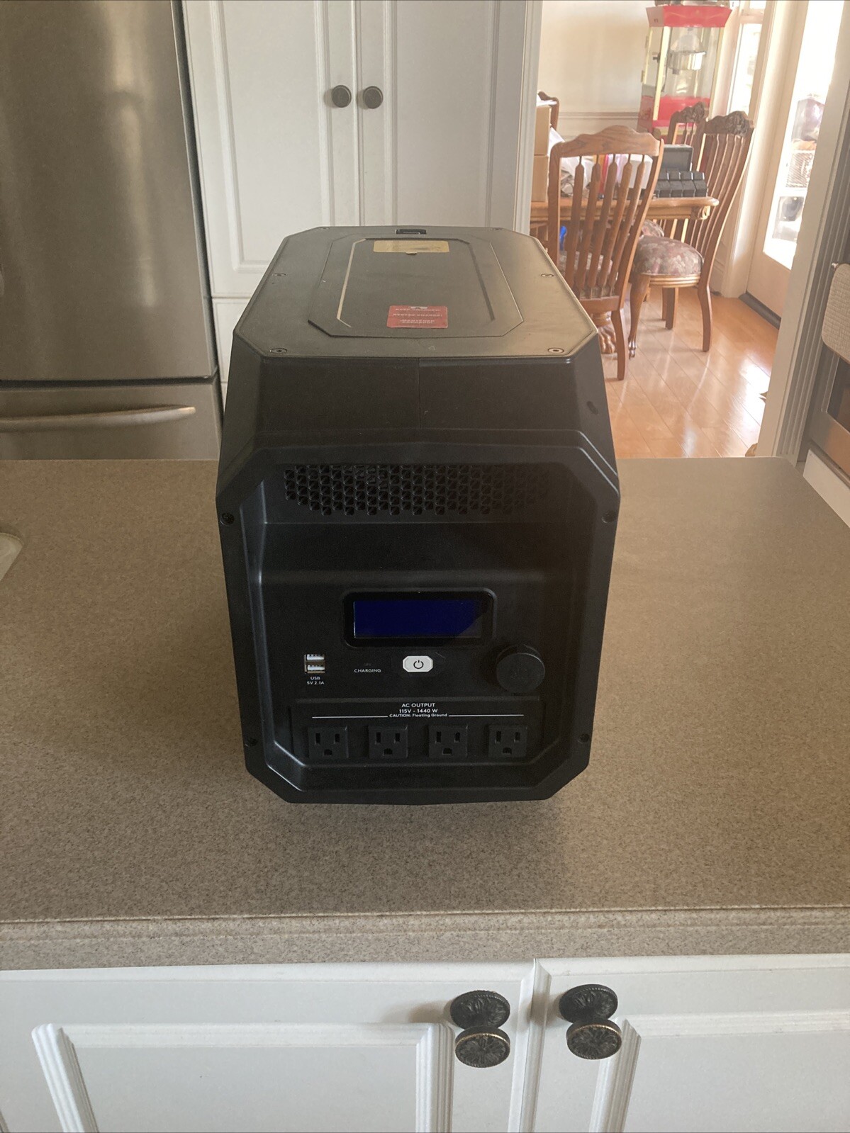 Duracell Power Source Electric Generator, Solar Capable, Gasless, Quiet, 1440W